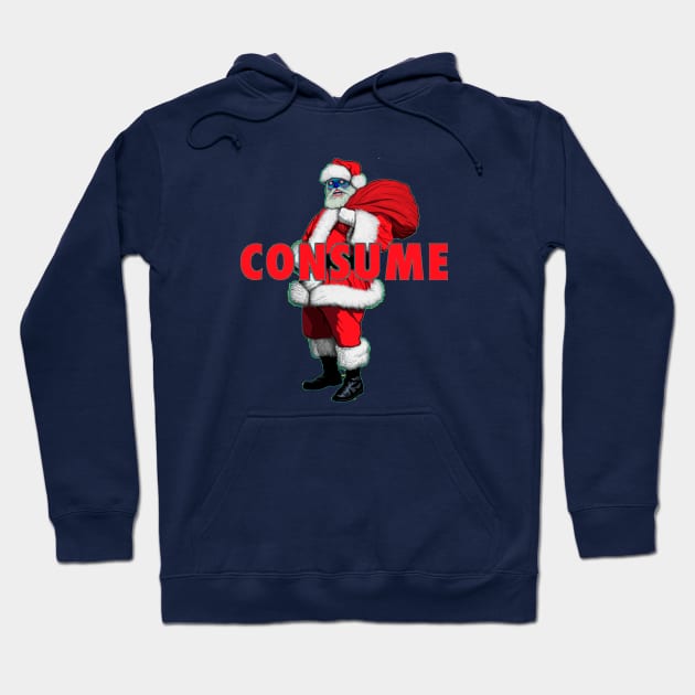 Consume Santa Hoodie by arxitrav